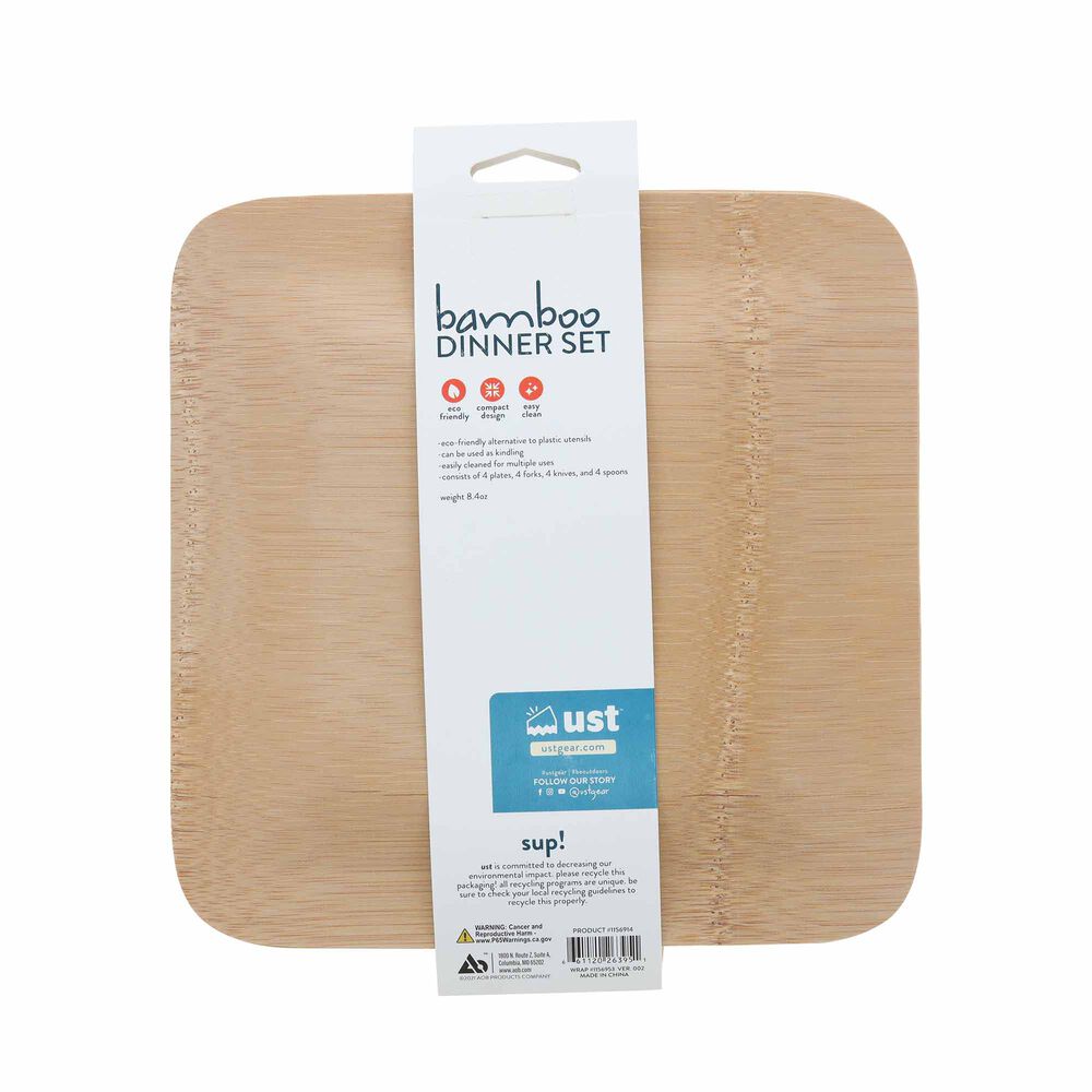 Bamboo Dinner Set