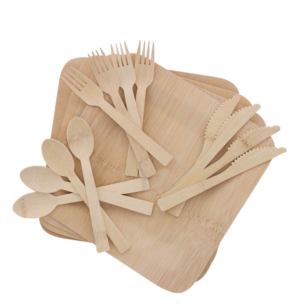 Bamboo Dinner Set