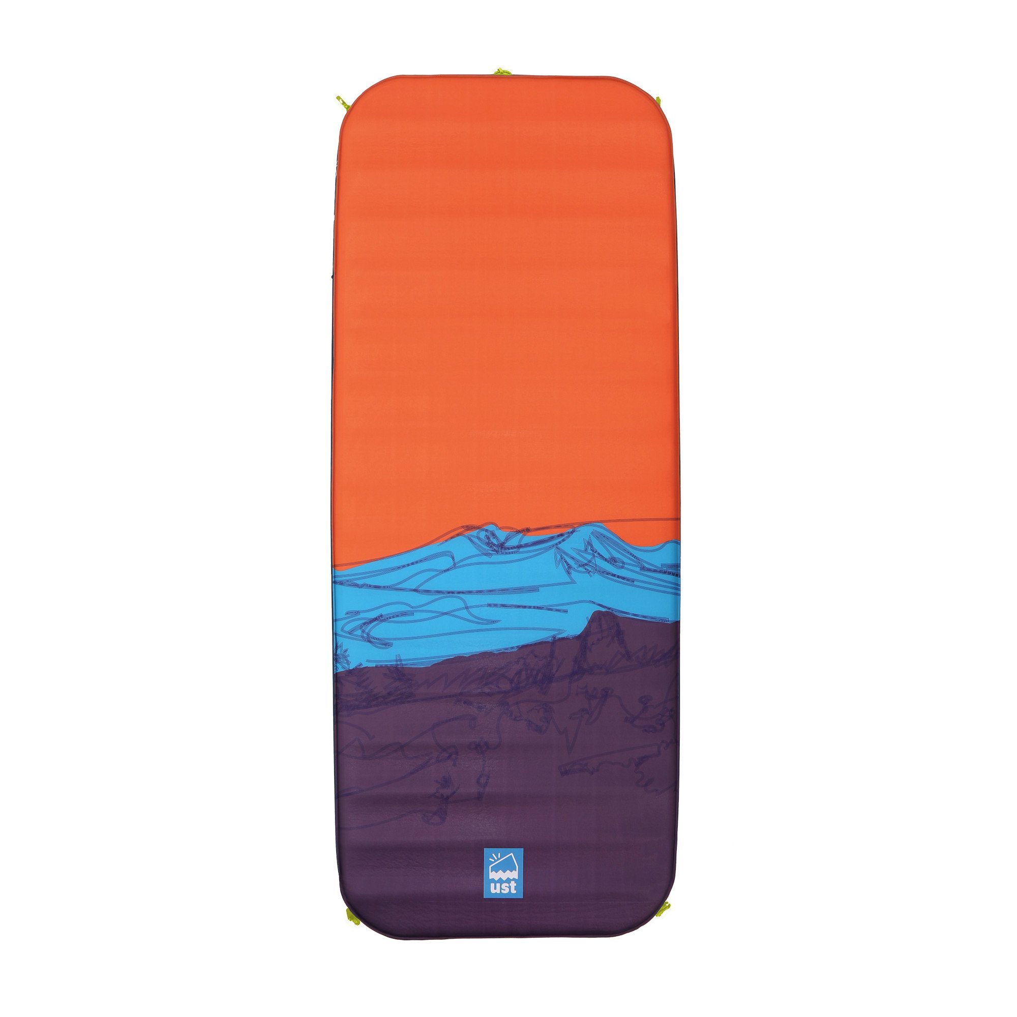 Blue 200 x 66 x 10 cm 10T Outdoor Equipment Ben 1000 Self-Inflating Insulating Mat